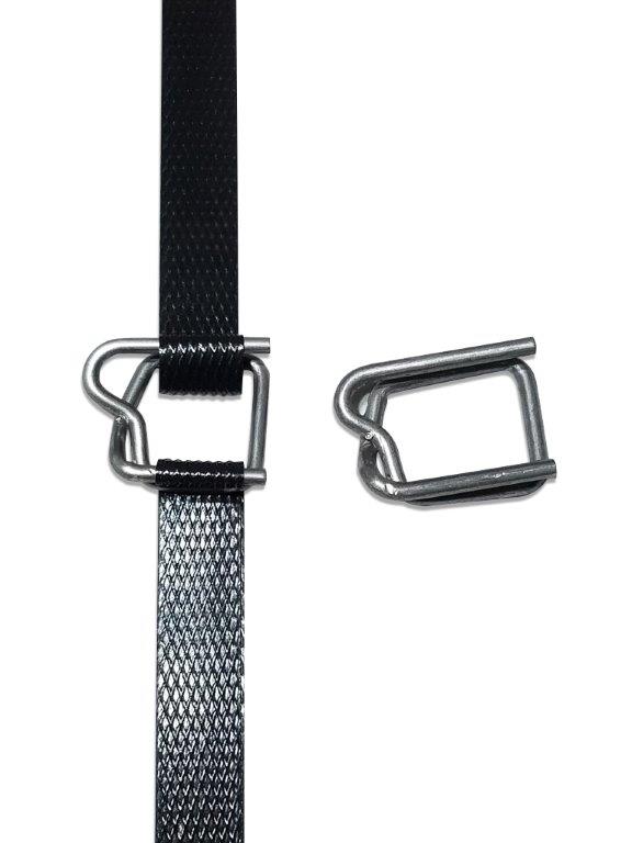 thumbnail interactive-video image 1 of Zoro Select 2Cxp1 Steel Strapping Buckle – 1/2 Inch, Pack Of 1000 (Regular Duty Seals) 1 of 3